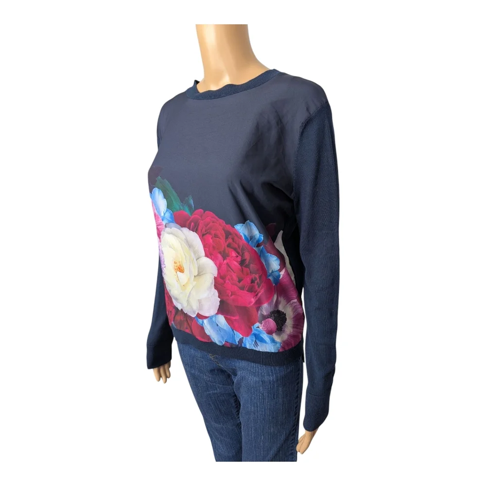 Ted Baker Blushing Bouquet Woven Jumper 2 (US 4-6)